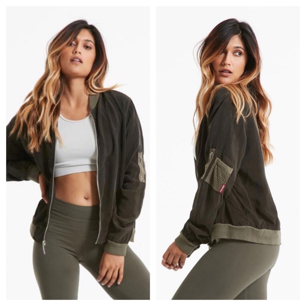 Hard Tail Olive Teddy Jacket